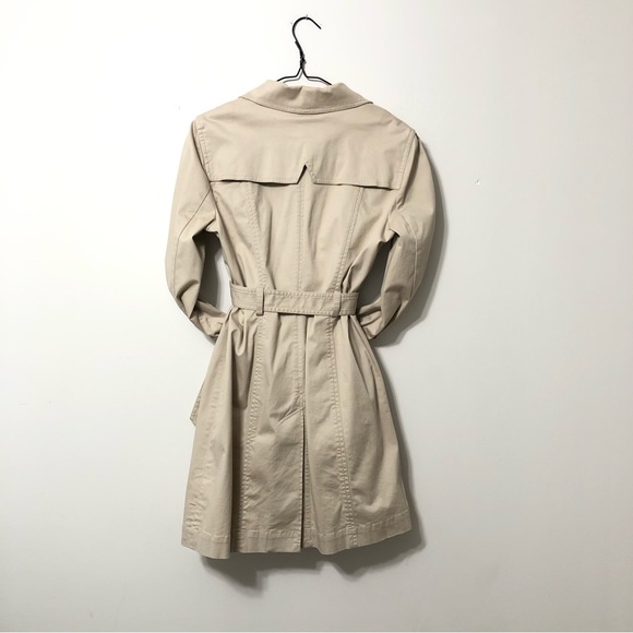 bebe Trench Coat Belted With Pockets Size Medium - Picture 4 of 10